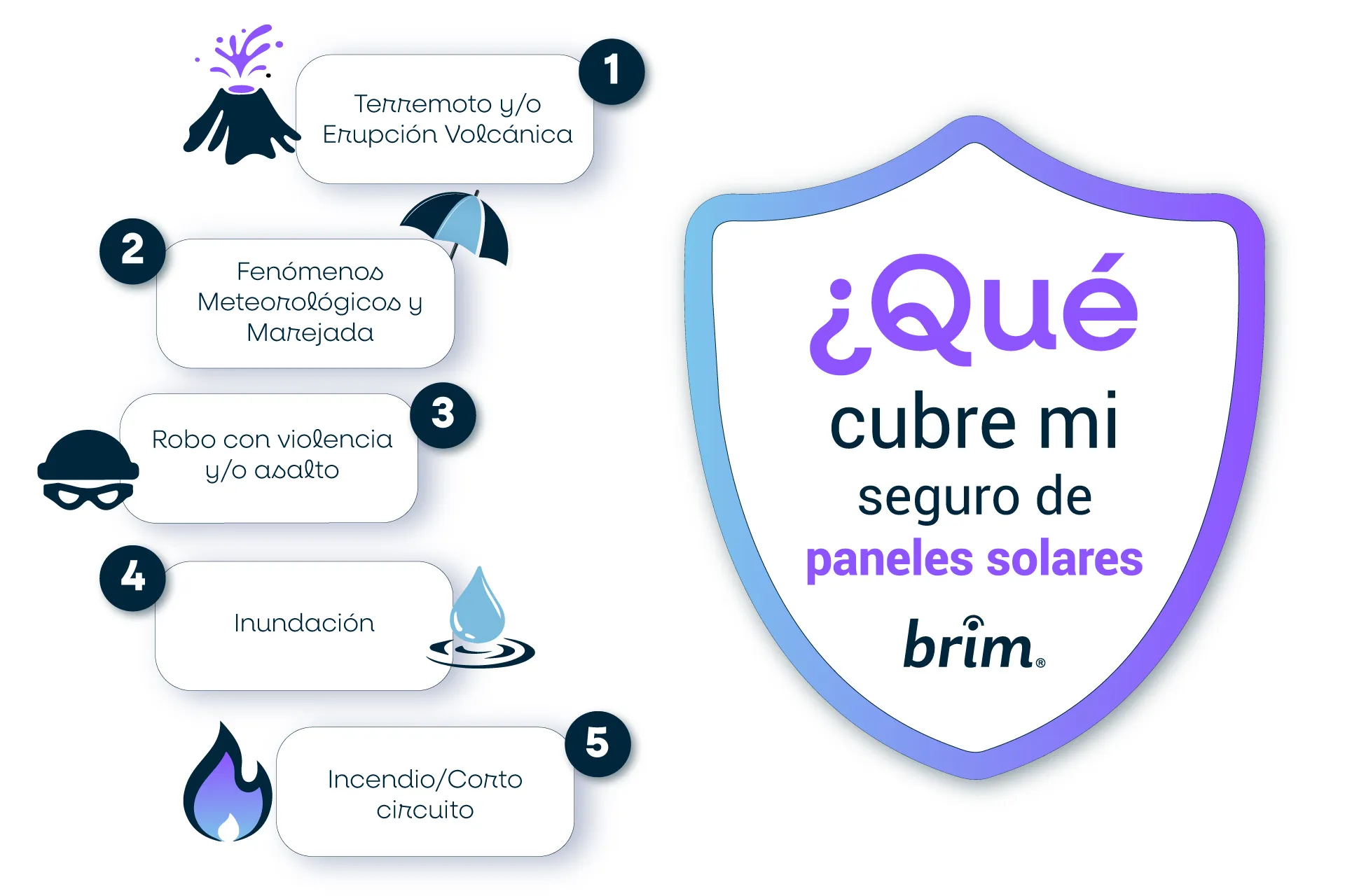 ¿Qué cubre mi seguro de paneles solares? BRIM
