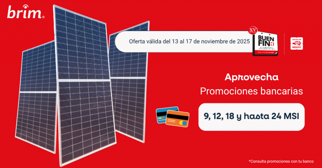 paneles solares buen fin 2025 promociones bancarias