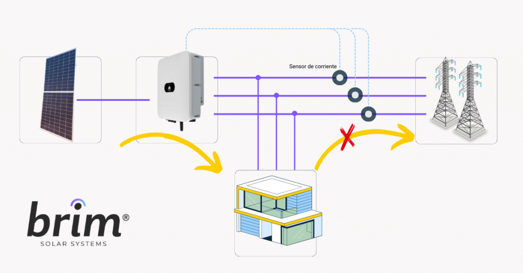 como funciona el modulo zero export para paneles solares