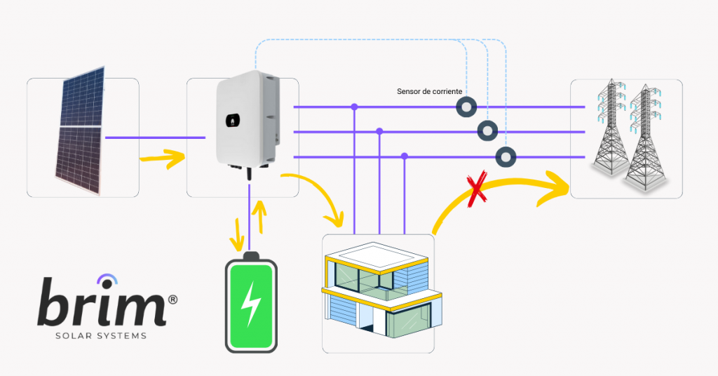 como funciona el modulo zero export para paneles solares