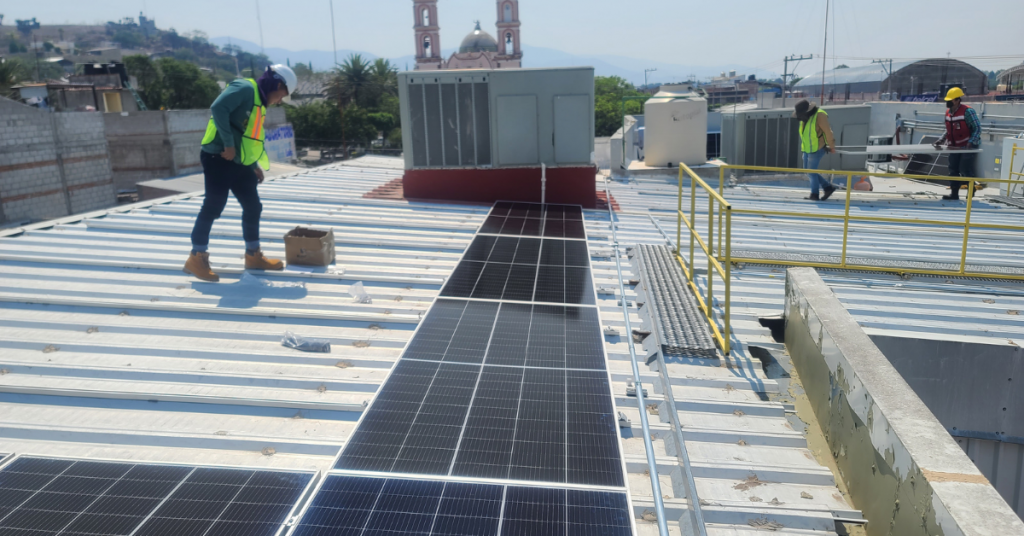 altura inicial paneles solares