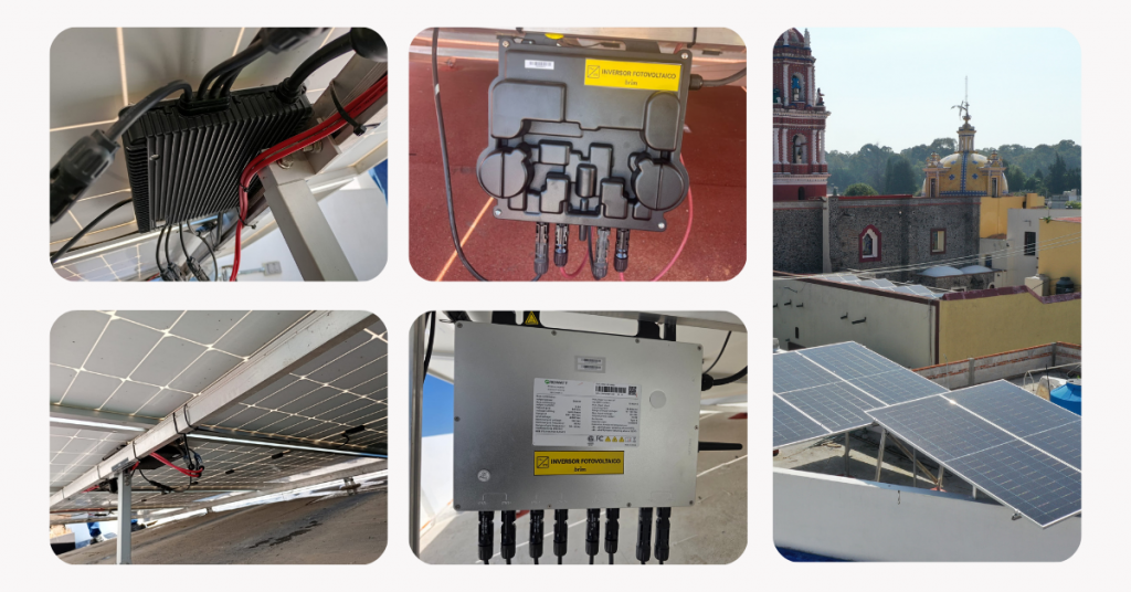 microinversor para paneles solares