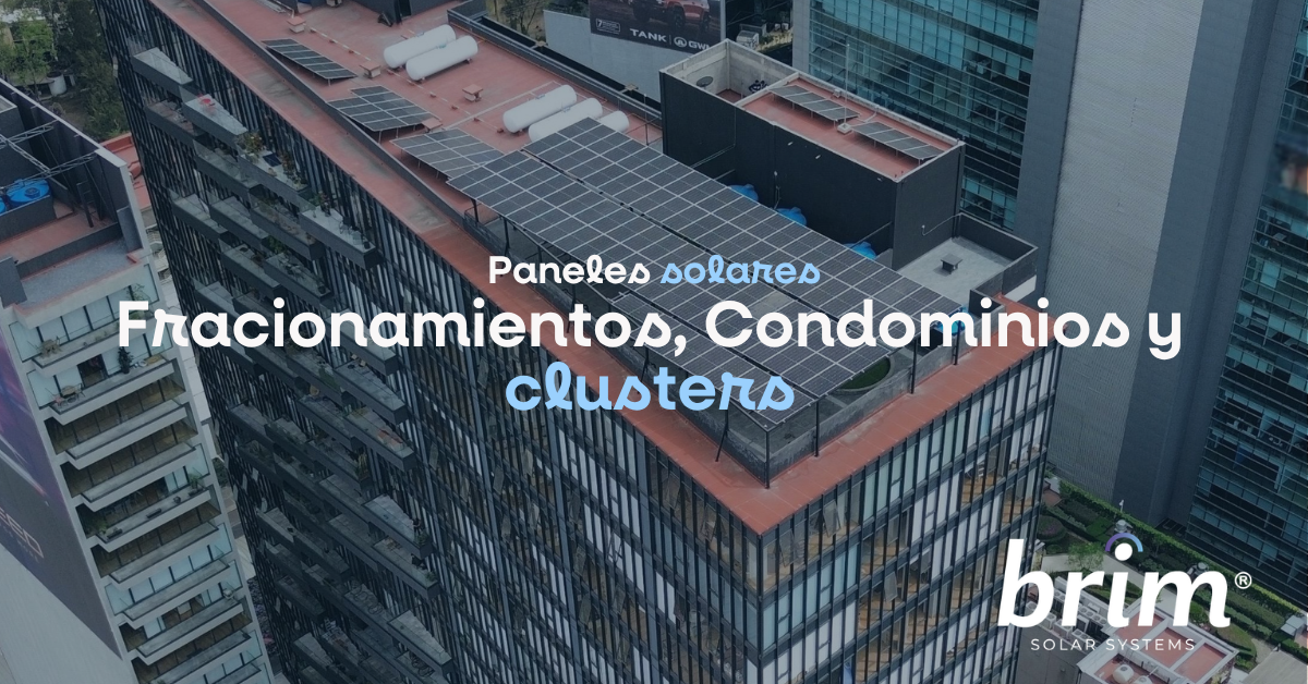 paneles solares en fraccionamientos cluster y condominios en puebla