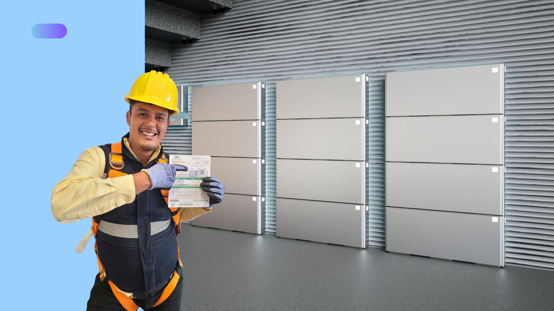 ahorro de luz con baterias y paneles solares