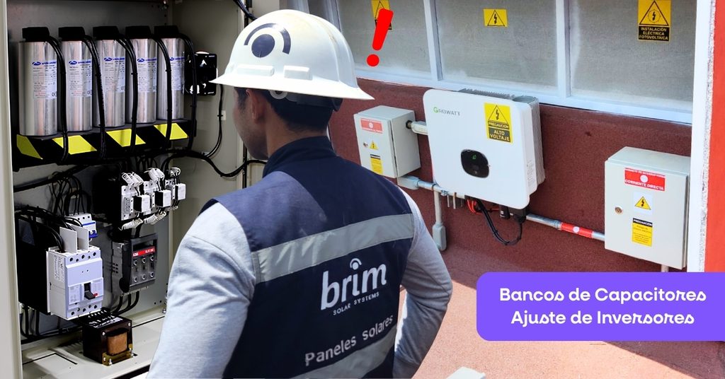 Bancos de capacitores - ajuste y configuración de Inversores.