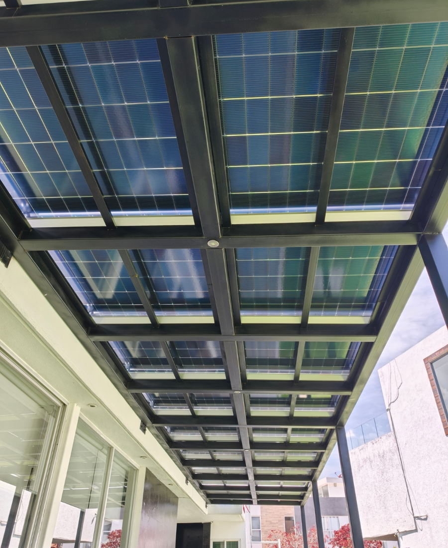 paneles solares en fraccionamiento