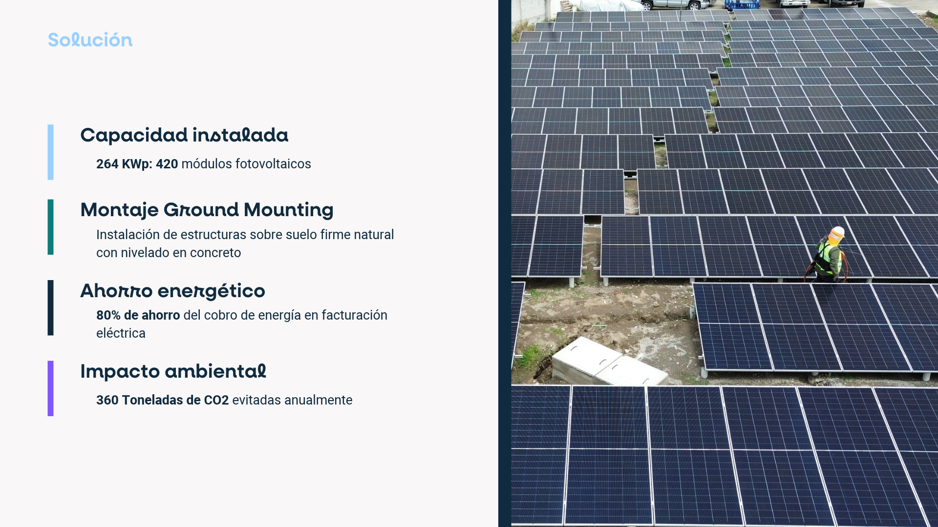 paneles solares ground mounting